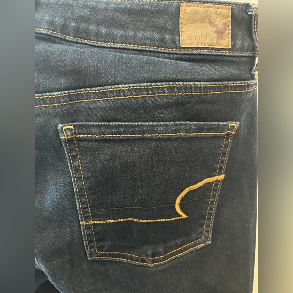 American Eagle Outfitters Dark Blue Jegging Size 6L